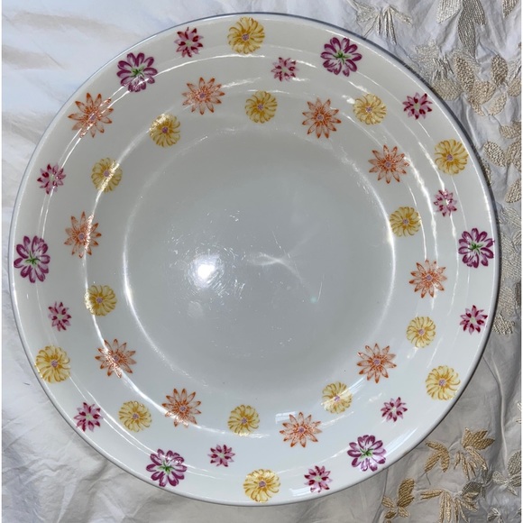 Vintage Strawflower Colorful Bowl Set-GentlyUsed-No Chips/Cracks,SmallScratches🎄 - Picture 2 of 16